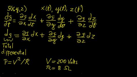 total differential formula